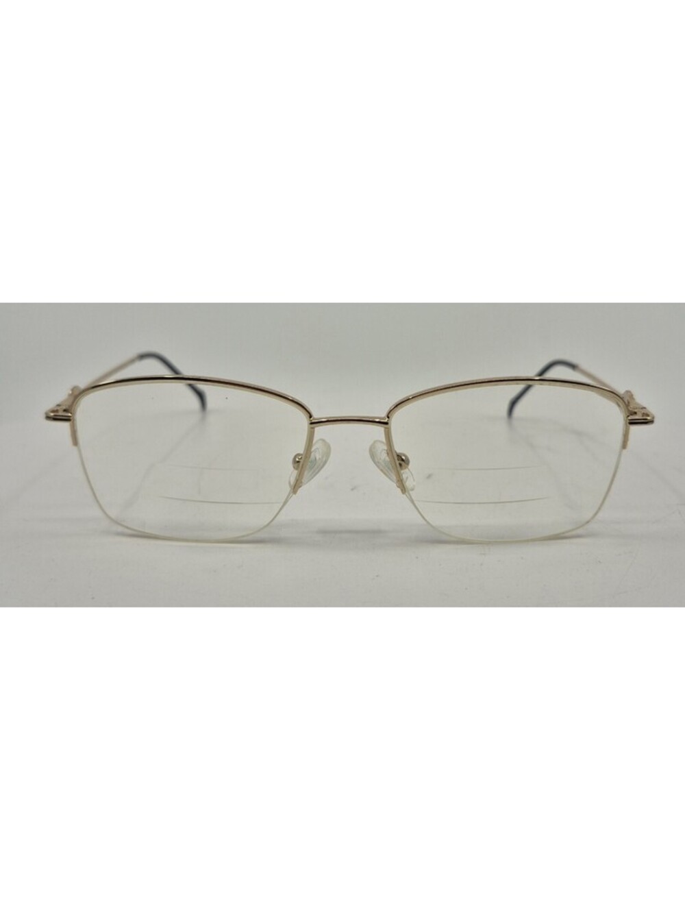 Link Occhiali 9146 C20 Eyeglasses Frames Women's Gold Half Rim Metal 54-17-135